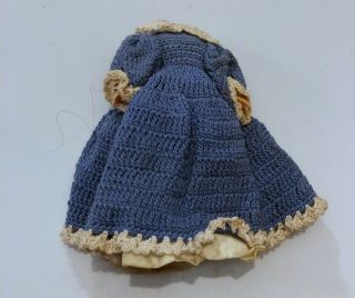 Vintage Headless Doll Blue Dress Creepy Repurpose Steampunk Craft Supplies