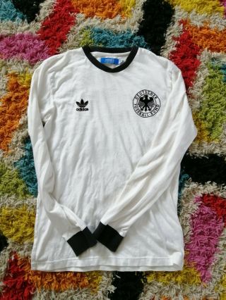 Retro Rare Adidas Originals Germany Football Shirt Medium
