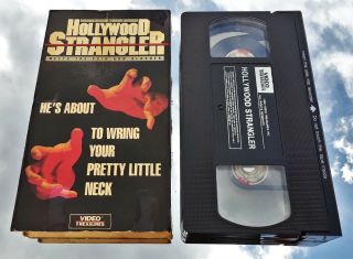 The Hollywood Strangler (vhs) Rare B Horror W/ Carolyn Brandt (blood Shack) Ntsc