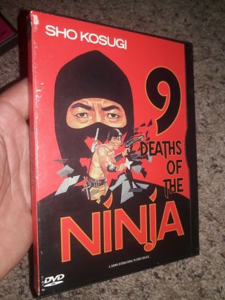 9 Deaths Of The Ninja (dvd 2000) Rare Oop Sho Kosugi,  Brent Huff,  Emilia Lesniak