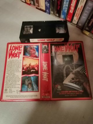 Lone Wolf (1988) - Mega Rare Australian Virgin Video Vhs Issue - Mystery Horror