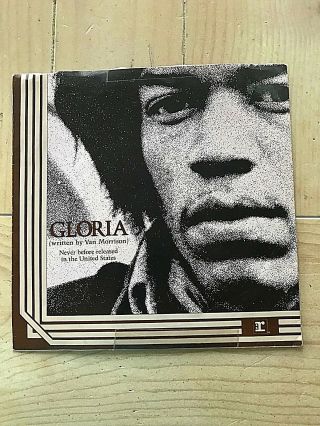 Jimi Hendrix " Gloria " Rare Single - Sided 33 - 1/3 7 " W/picture Sleeve