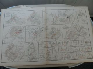 Civil War Map Milford Brock 