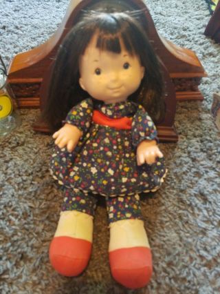 Vintage 1973 Fisher Price Toys Lap Sitter Jenny Doll 201 Adorable