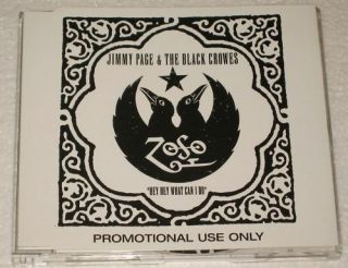 Jimmy Page & The Black Crowes - Cd Single - Mega Rare