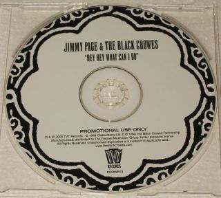 JIMMY PAGE & THE BLACK CROWES - CD SINGLE - MEGA RARE 2