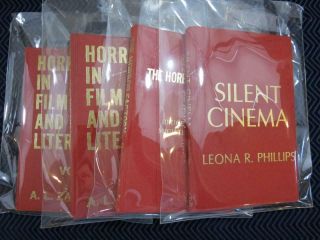 (4) Rare Horror Film Hardcover Books