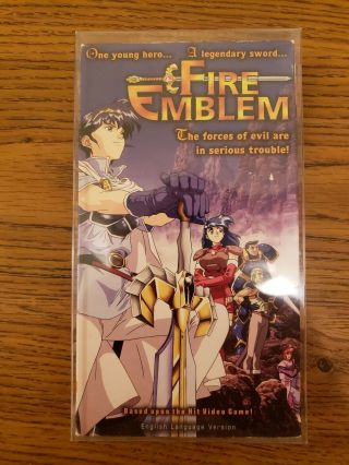 Nintendo Fire Emblem Anime Vhs Rare,  Protective Case