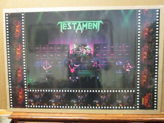 Vintage Testament 1990 Poster Thrash Metal Band 8502