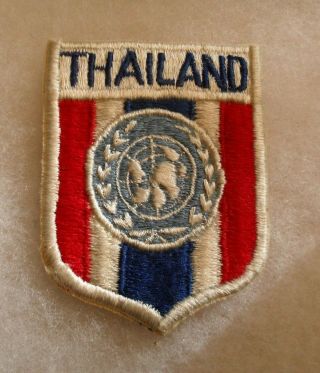 Rare Thailand Forces In Korea During Korean War Theater Made Emb Patch