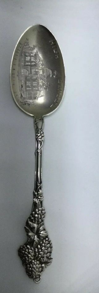 Sterling Silver Spoon Souvenir Of Phillips Wisconsin High School Cb&h Sterling