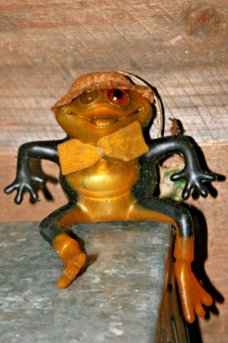 Vintage Russ Berrie Oily Jiggler Untouchables Fruggy Frog W/ Tag Rare