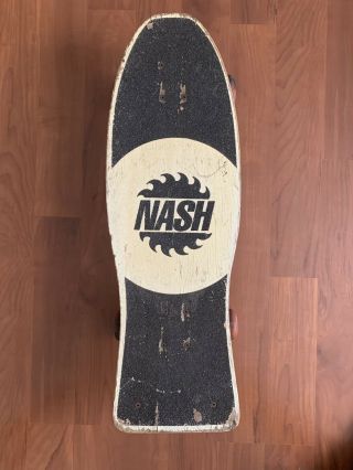 Vintage 1980s Nash Get a Grip Skateboard 2