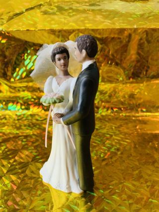 Lasting Traditions By Bakery Crafts wedding cake topper Bride and Groom Vintage 3
