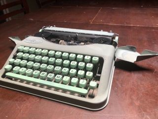 Hermes Rocket Vintage Typewriter Seafoam Green