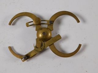 Antique Brass Usa Balance Truing & Poising Caliper Watchmaker 