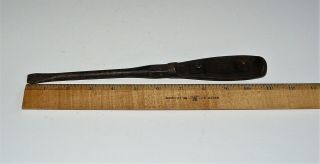 Antique Vintage Irwin Wood Cabinet Maker Flat Head Tool/Screw Driver 3