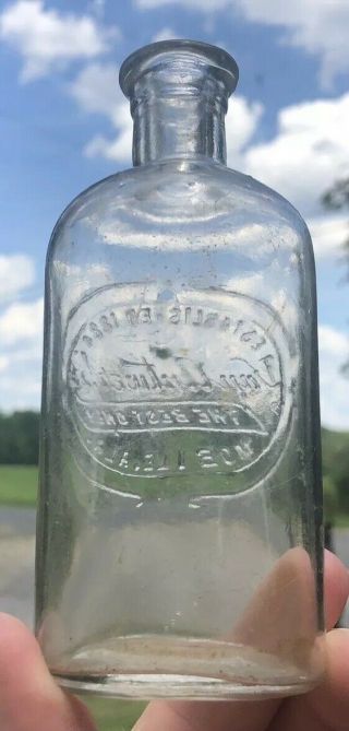 Antique Van Antwerps Drug Store Bottle Mobile Alabama Early ALA Rare 3