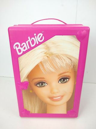 Vintage Barbie Doll Travel Storage Wardrobe Dolls & Accessories Case 1998 Mattel