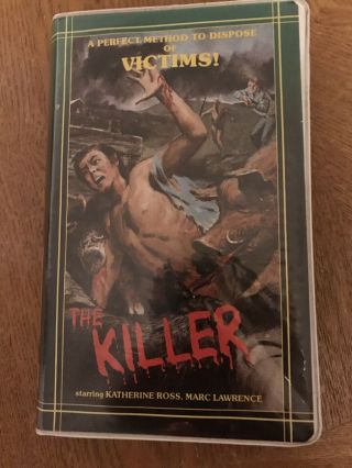 Rare Horror Betamax Movie The Killer Htf The Killer Horror Movie Not Vhs