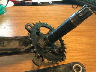 RACE FACE NEXT SL CARBON 175MM rare 24mm spindle 80 120 bcd w 28T chainring 3