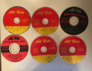 (12) All Hits Karaoke Discs 8000 Series - Quality Karaoke Rare