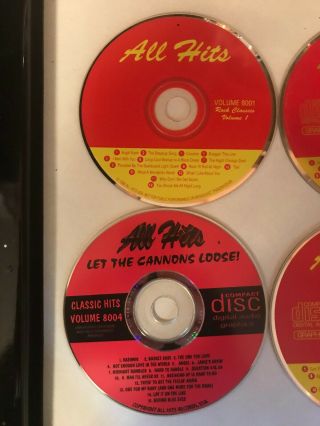 (12) All Hits Karaoke Discs 8000 Series - QUALITY KARAOKE RARE 3