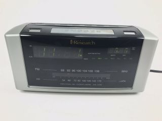 Emerson Research Am/fm Clock Radio / Day And Date Calendar / Dual Alarm Cks2000