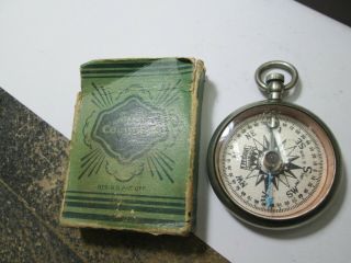 Wwi Taylor Rochester Ny Pocket Watch Style Us Compass Dated 1918