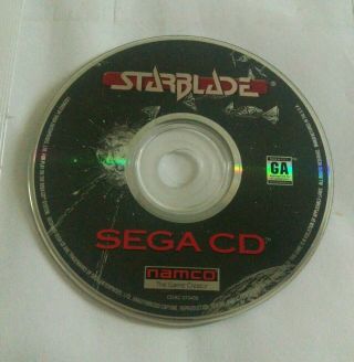 Starblade (sega Cd,  1994) Disc Only
