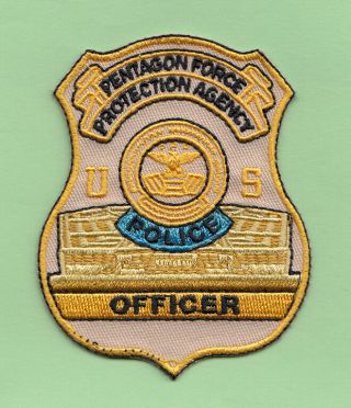 B35 2 Rare Old Federal Police Patch Washington Dc Military Pfpa Agent Pentagon