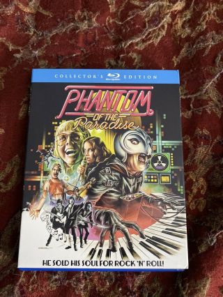 Phantom Of The Paradise (1974) (blu - Ray/dvd,  2014) W/oop Rare Slipcover
