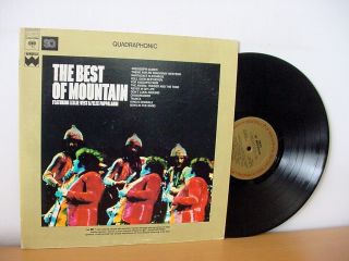 Mountain " The Best Of " Rare Promo Sq Quadraphonic Lp 1973 (windfall Cq 32079)