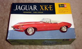 56 Year Old Revell 1963 Jaguar Xk - E 100 & Unbuilt
