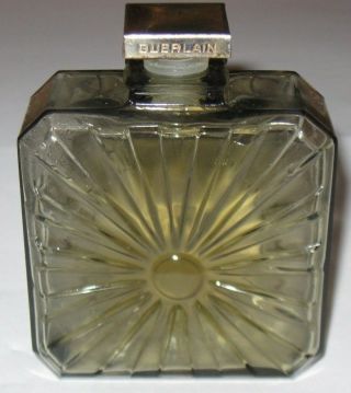 Vintage Guerlain Vol De Nuit Baccarat Style Perfume Bottle & Stopper - 4 " Ht