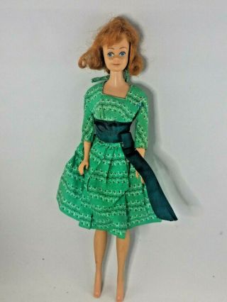 Vintage Titian Red Hair Midge Barbie Doll Freckles Japan 1958/1962 Body