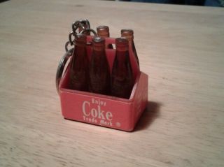 Vintage Coca Cola - Coke 6 Pack Mini Bottles “it’s A Real Thing” Promo Ad Rare