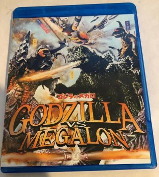 Godzilla Vs.  Megalon (blu - Ray Disc,  2014) Like Rare Oop