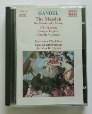 Handel - The Messiah Choruses Minidisc Album Md Music Naxos Classical Rare