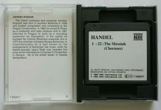 Handel - The Messiah Choruses MiniDisc Album MD Music NAXOS Classical Rare 2