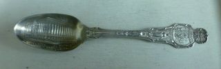 Antique,  Chicago,  City Hall,  Sterling Silver Souvenir Spoon,  22 Grams,  6 "