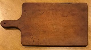 Vtg / Antique Primitive Large Wood Wooden Bread Cutting Cheese Board Farmhouse