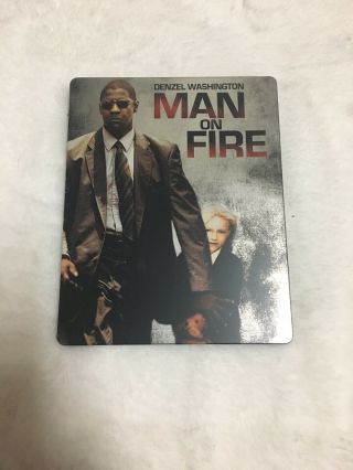 Man On Fire Uk Steelbook (play.  Com Exclusive) Very Rare