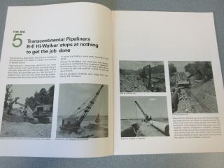 Rare Bucyrus - Erie Crane & Excavator Sales Brochure 1970 2