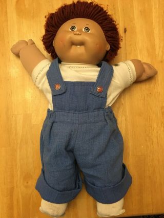 Vintage Cabbage Patch Kids Boy Doll  With Adoption Papers.  Signed.