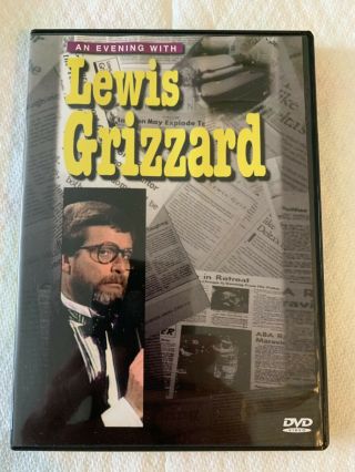 An Evening With Lewis Grizzard (dvd,  2001) Rare To Find Dvd.