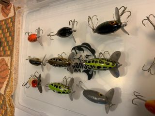 Group Of 12 All Different Color SMALL Size Fred Arbogast Jitterbug Lures 3
