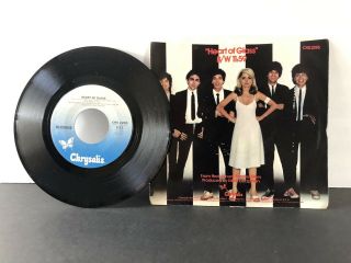 Blondie Heart Of Glass / 11:59 Rare 45 With Picsleeve Debbie Harry