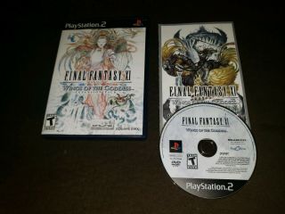 Ps2 Final Fantasy Xi 11 Online: Wings Of The Goddess Expansion Rare Cib Complete