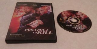 Instinct To Kill (dvd,  2003) Rare Oop Mark Dacascos Kadeem Hardison Region 1 Usa